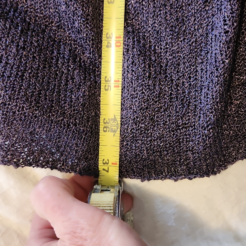 Barbara Wells handloomed knitwear, maxi skirt and sweater. Size small